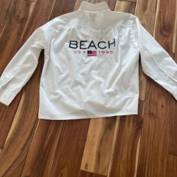 “ The Limited White Shirt” L/S "Beach" Button Down. Small - Picture 1 of 5